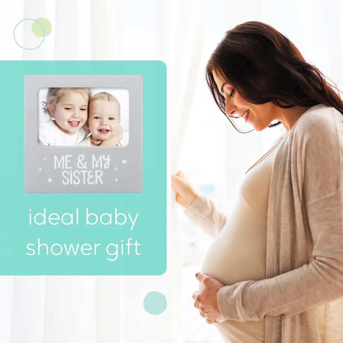 Tiny Ideas Me & My Sister Sibling Photo Frame 19 cm (7.25 in) | Cherish Sibling Bond - view 4