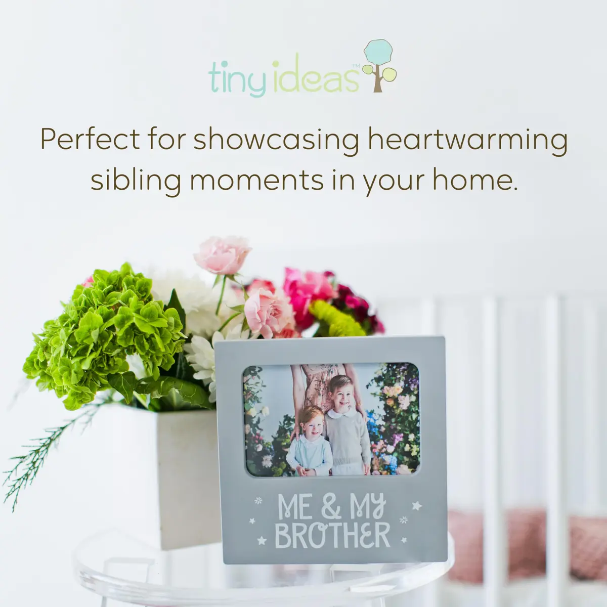 Tiny Ideas Me and My Brother Photo Frame 19.4cm (7.6in) | Celebrate Sibling Love - view 6