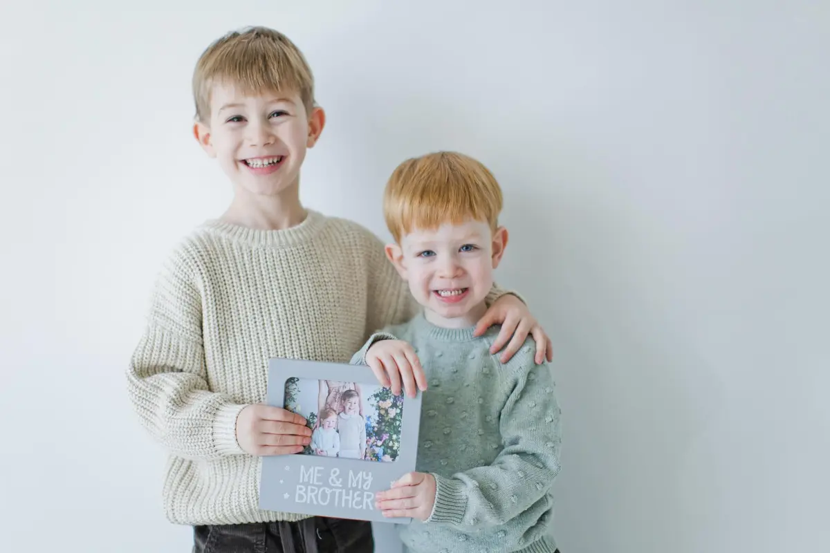 Tiny Ideas Me and My Brother Photo Frame 19.4cm (7.6in) | Celebrate Sibling Love - view 8
