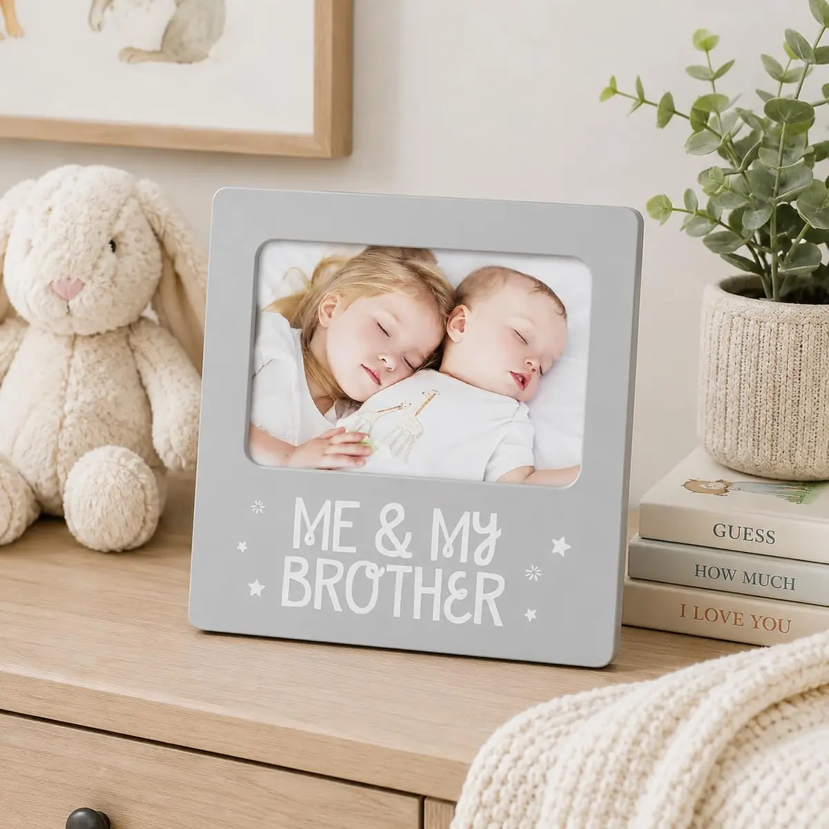 Tiny Ideas Me and My Brother Photo Frame 19.4cm (7.6in) | Celebrate Sibling Love - view 9