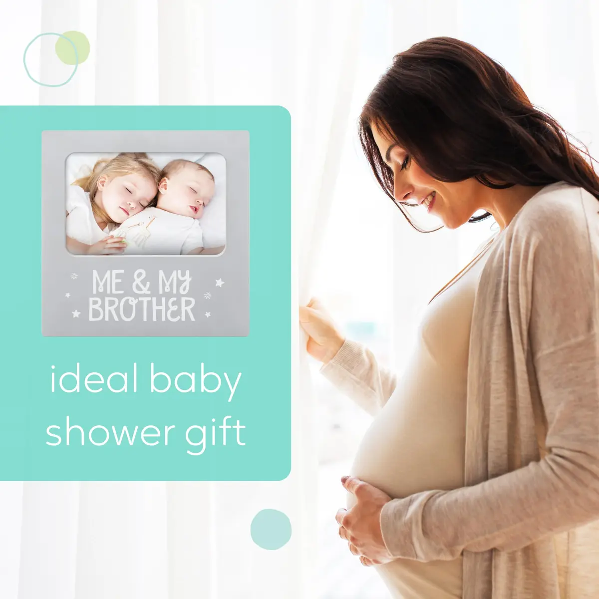 Tiny Ideas Me and My Brother Photo Frame 19.4cm (7.6in) | Celebrate Sibling Love - view 4