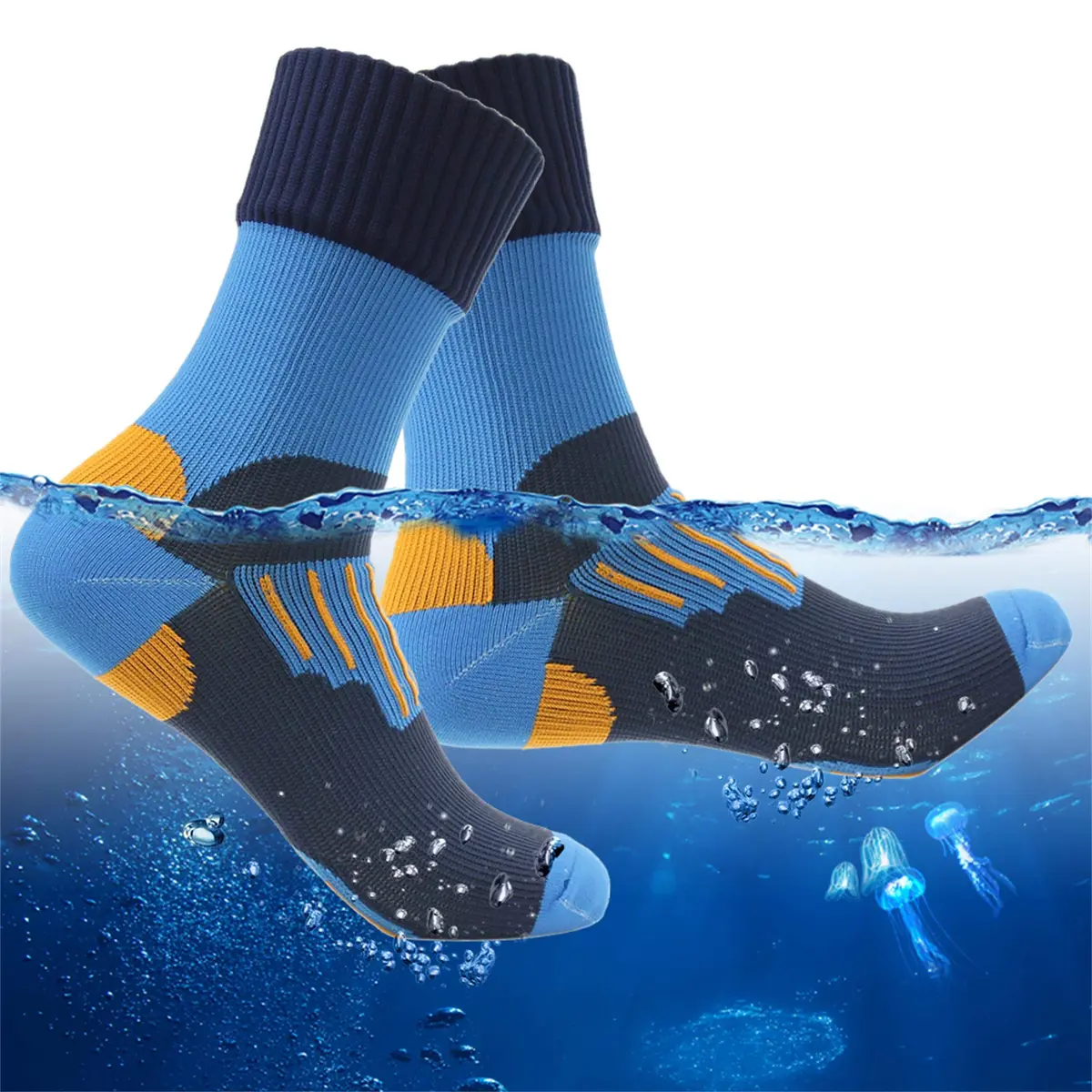 RANDY SUN Waterproof Outdoor Socks Medium | Waterproof & Breathable Hiking Socks - main product image