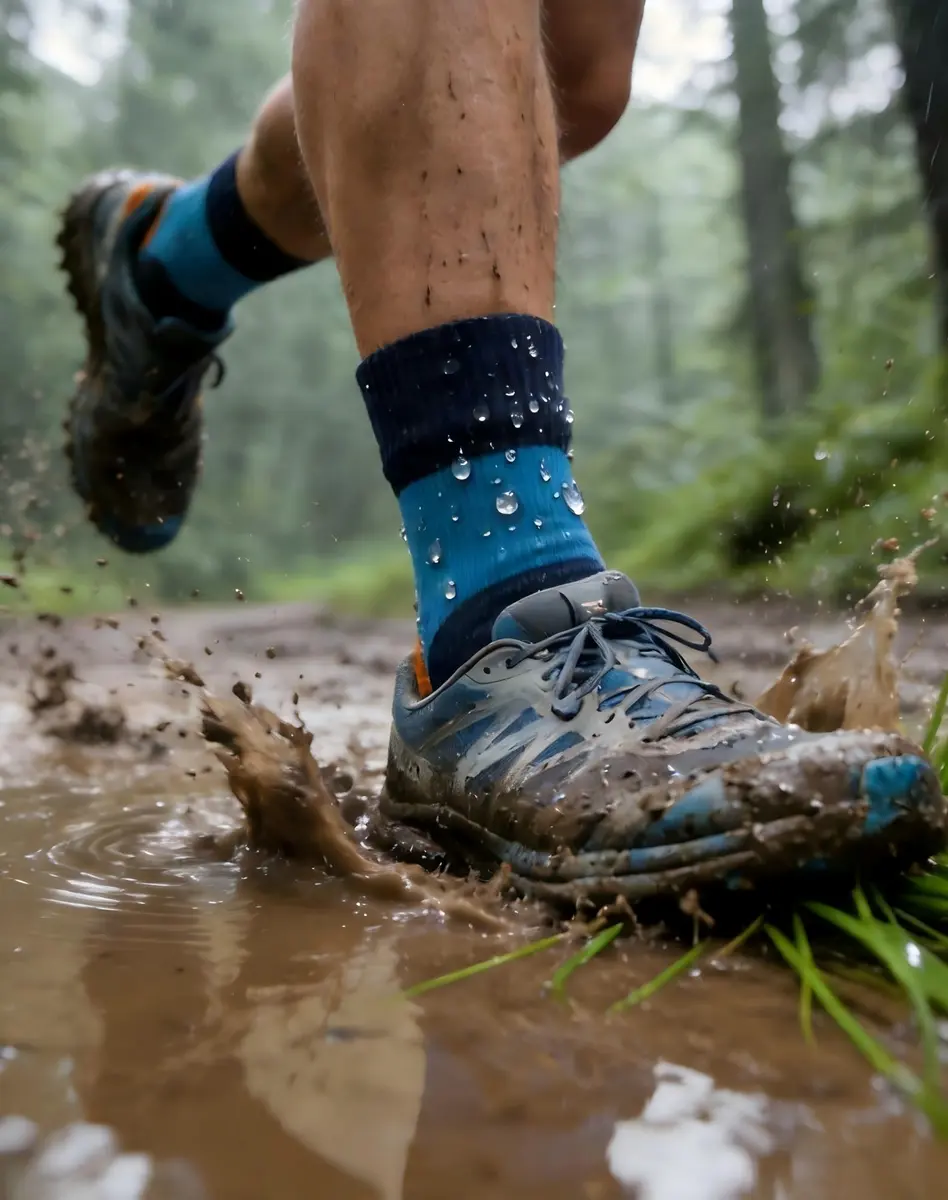 RANDY SUN Waterproof Outdoor Socks Medium | Waterproof & Breathable Hiking Socks - view 2