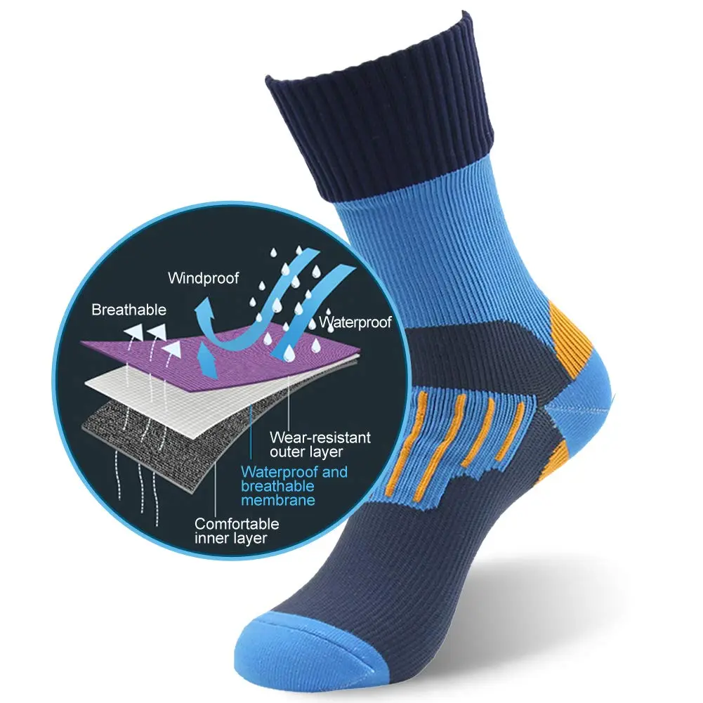 RANDY SUN Waterproof Outdoor Socks Medium | Waterproof & Breathable Hiking Socks - view 3