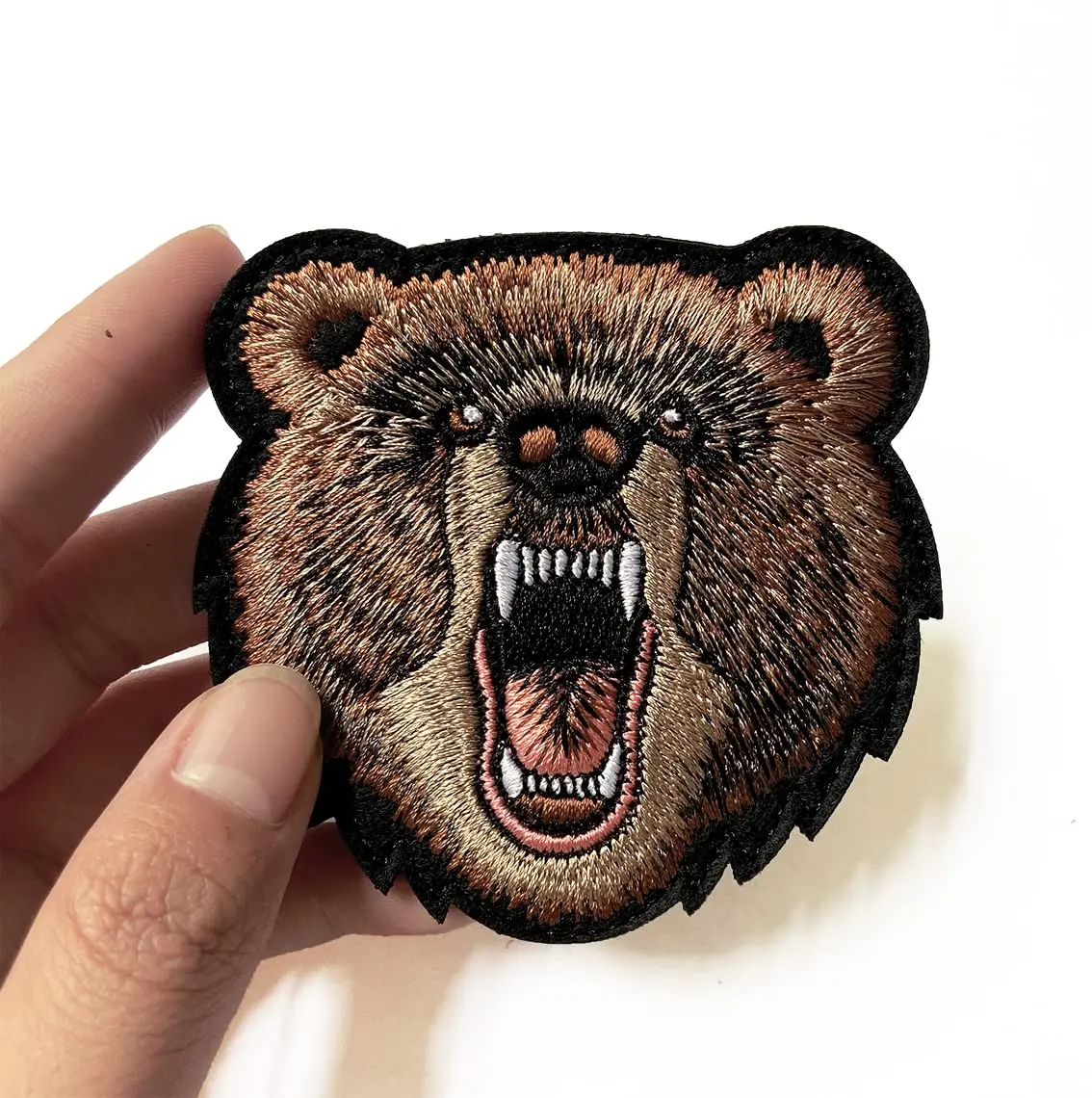 EHOPE Bear Patch Embroidered Armbands Badge 3" x 3.15" | Durable, Washable, High-Quality - view 2