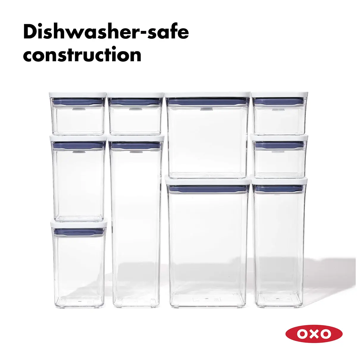 OXO Good Grips 4-Piece Mini POP Airtight Container Set - 0.2 Qt | Space-Saving Kitchen Organizer - view 7