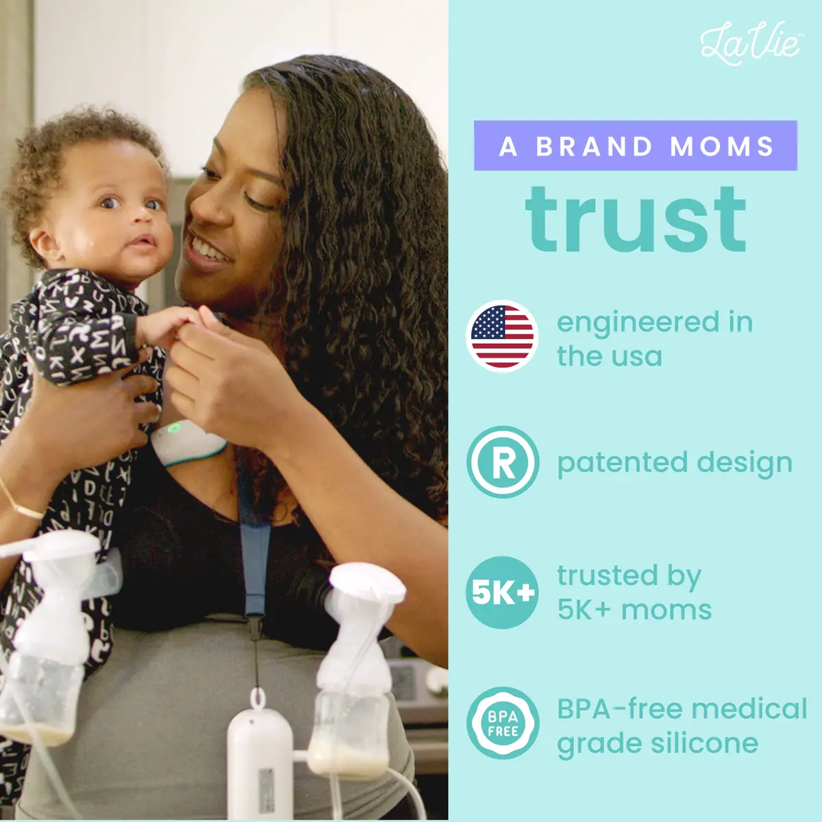 LaVie 5-in-1 Lactation Massager Roller, Manual Breastfeeding Tool 4.7 oz (133 g) | Improves Milk Flow & Relieves Discomfort - view 7