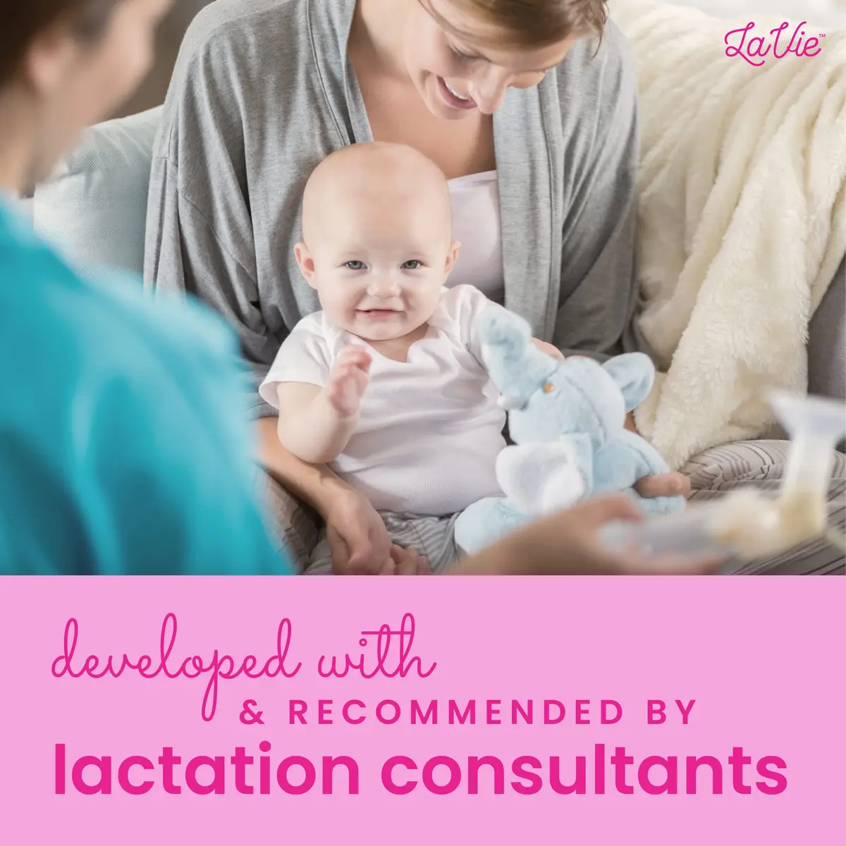 LaVie 5-in-1 Lactation Massager Roller, Manual Breastfeeding Tool 4.7 oz (133 g) | Improves Milk Flow & Relieves Discomfort - view 2