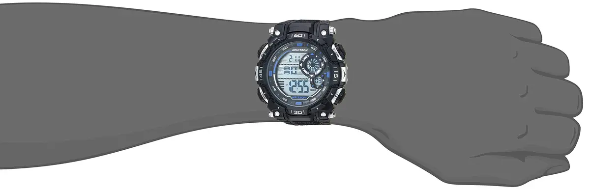 Armitron Sport Men's 40/8397BBK Digital Chronograph 52.5mm | Water-Resistant 100m - view 2