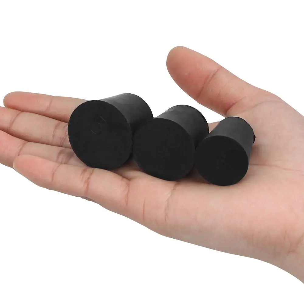 Enjoyist 19-Pack Assorted Solid Rubber Stoppers #000-#7 | Lab & Scientific Use - view 6