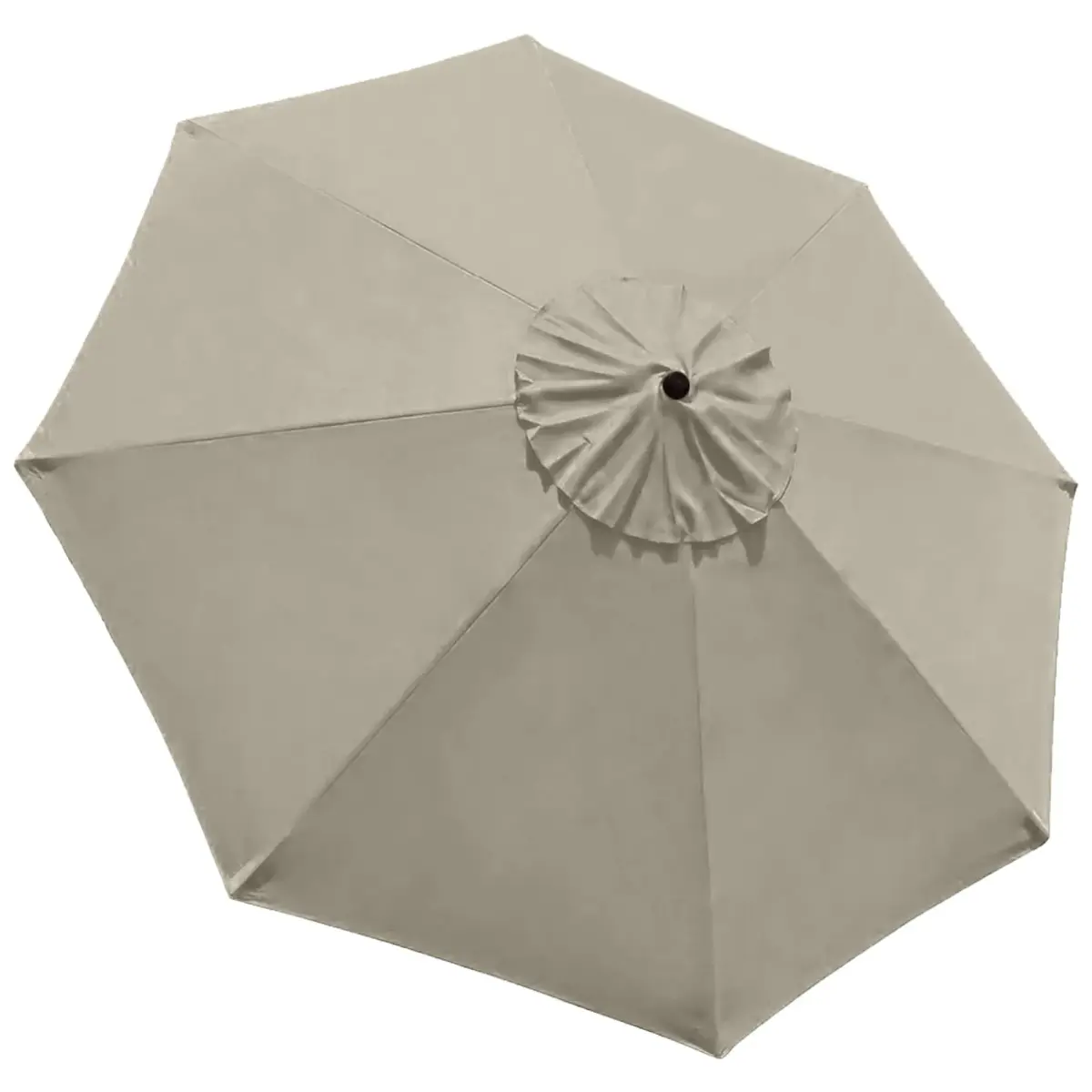 EliteShade 9ft Patio Umbrella Replacement Canopy Cover Beige | 2.74m (9ft) UV Protective Polyester for 8 Rib Frames - view 9