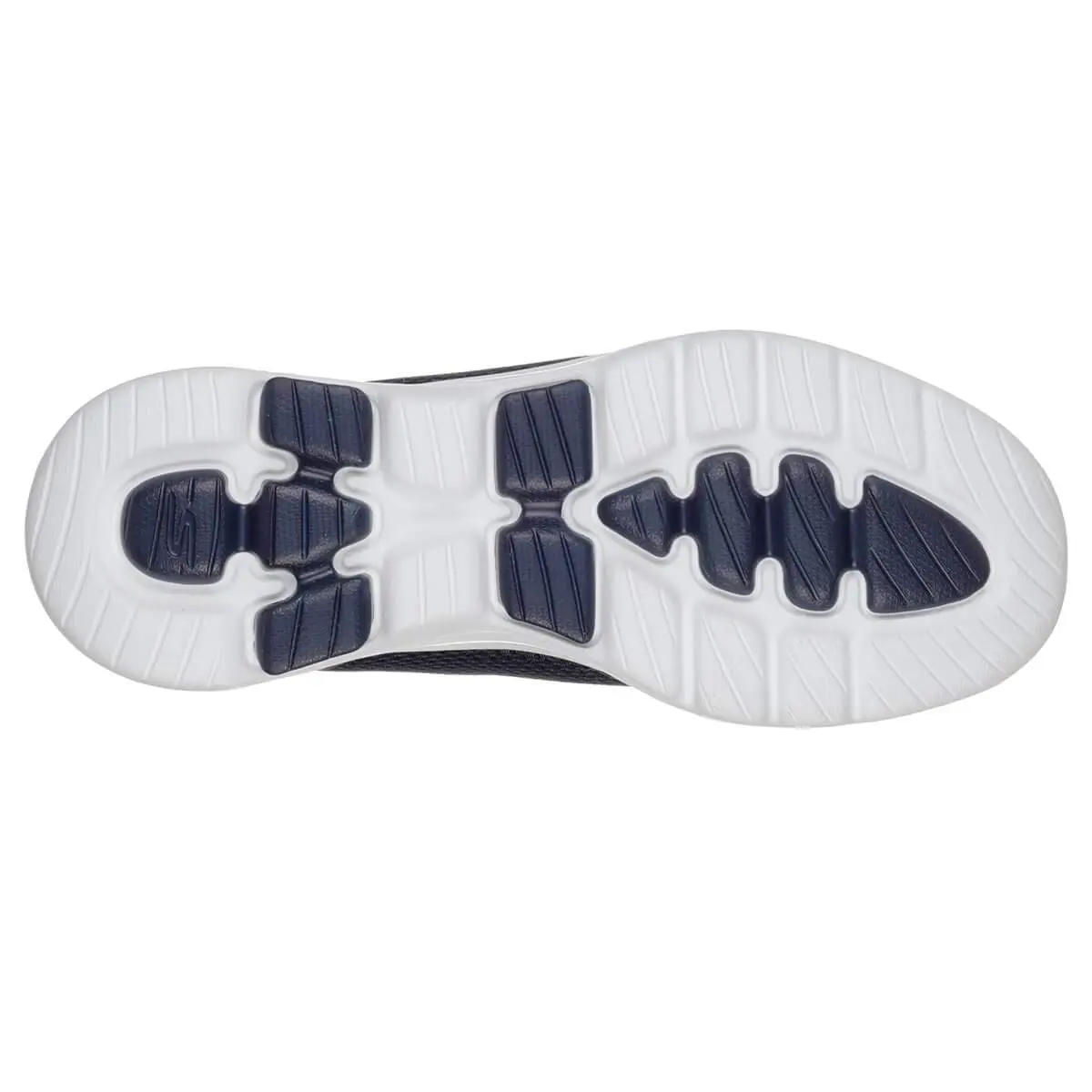 Skechers Women's Go Walk 5 Sneaker, Navy/White, 10 | Breathable Mesh & Ultra GO Cushioning - view 4