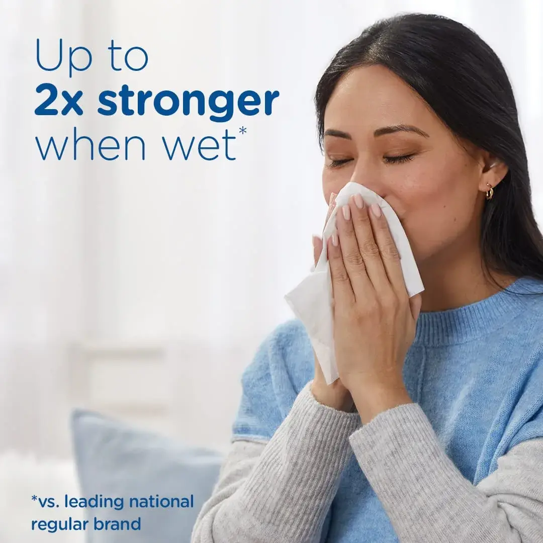 Puffs Ultra Soft Facial Tissues 48 Count | Gentle on Sensitive Skin, Dermatologist Tested - view 2