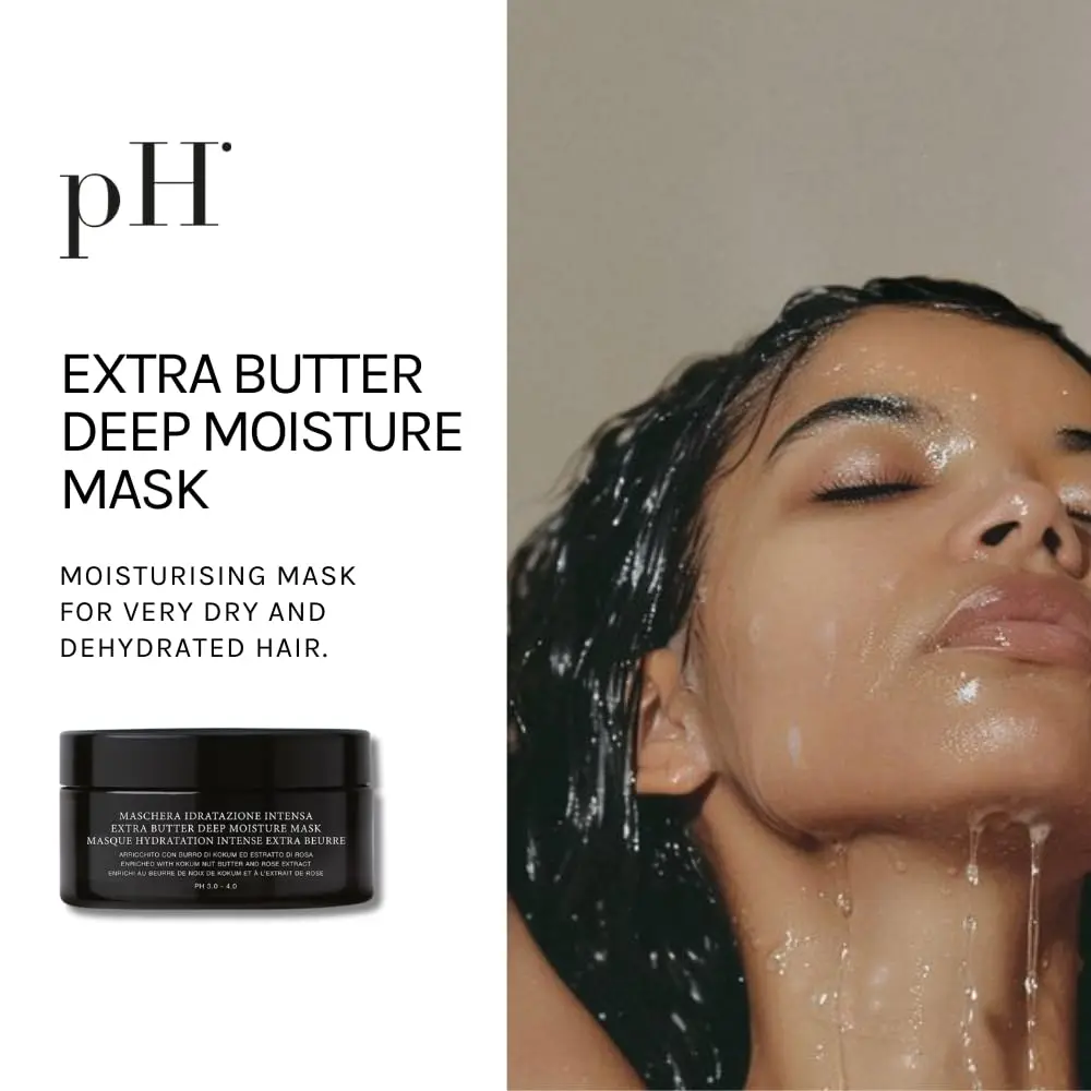 pH PURE HAIR Extra Butter Deep Moisture Hair Mask 6.7 oz | Hydrating & Repair for Dry Damaged Hair - view 2