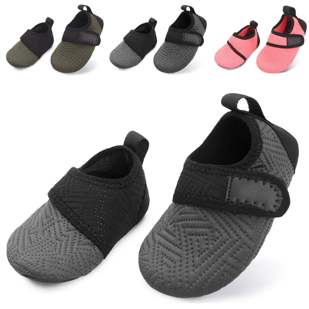L-RUN Baby Water Swim Shoes 18-24 Months | Non-Slip Aqua Socks for Beach & Pool - view 7