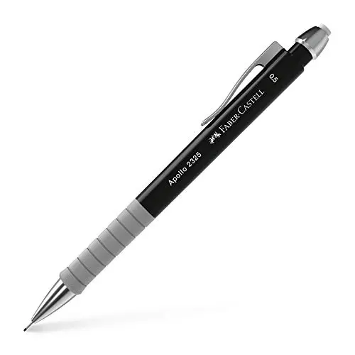 Faber-Castell Apollo 0.5mm Mechanical Pencil - Black | Smooth Writing for Students & Professionals - main product image