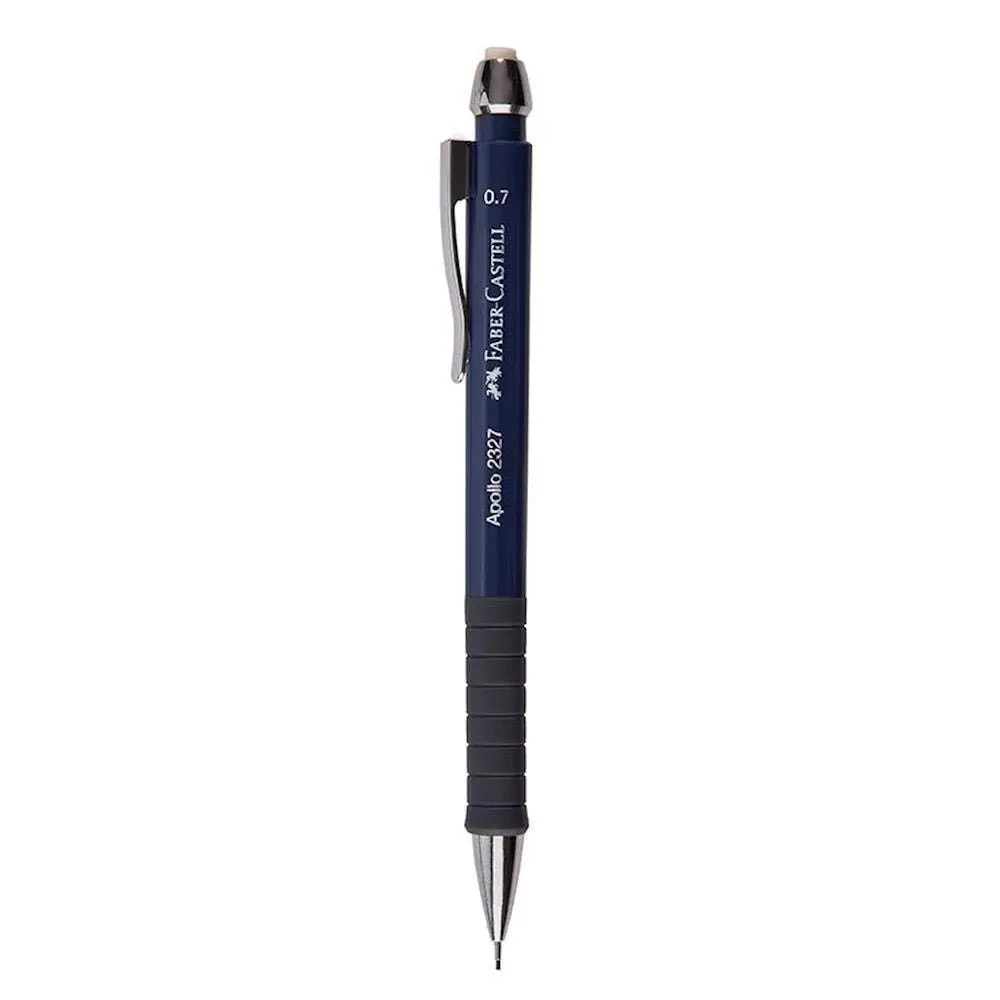 Faber-Castell Apollo 0.7mm Mechanical Pencil - Dark Blue | Smooth Ink Flow - view 3