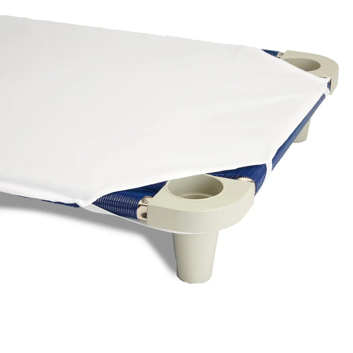 Rollee Pollee White Microfiber Cot Sheets 6-Pack | Soft & Durable Fitted Sheet for Daycare Naptime - view 4