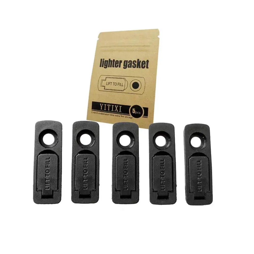 YITIXI Black 5-Piece Lighter Evaporation Gasket Set | Reduces Fluid Loss - view 7