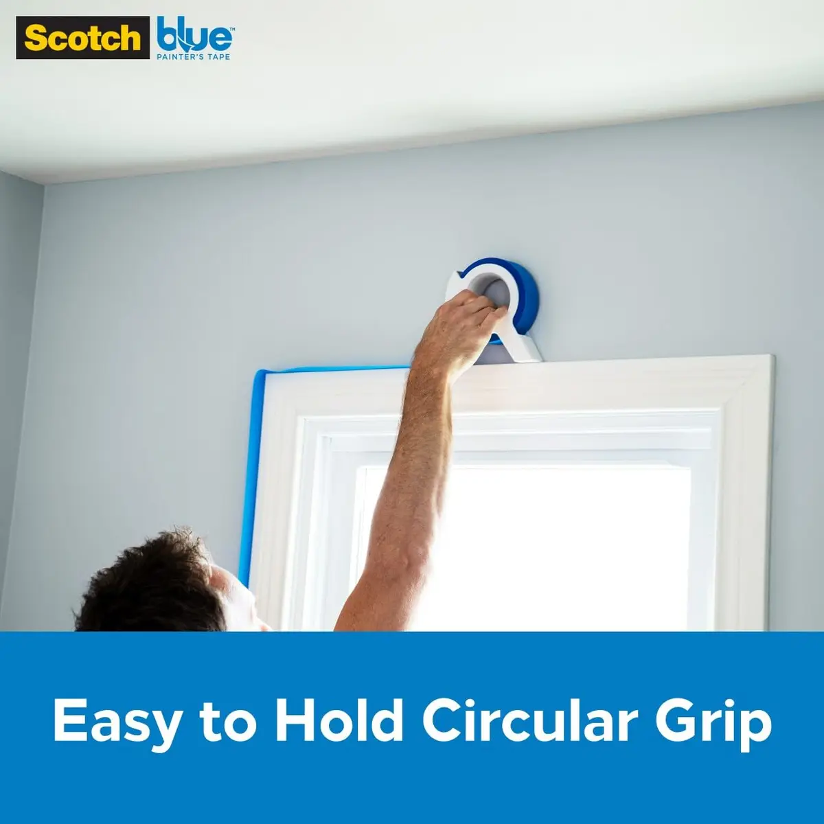 ScotchBlue Painters Tape Applicator with Starter Roll | Applies Tape in One Continuous Strip, 36mm (1.41 in) x 54.8m (20 yd) - view 5