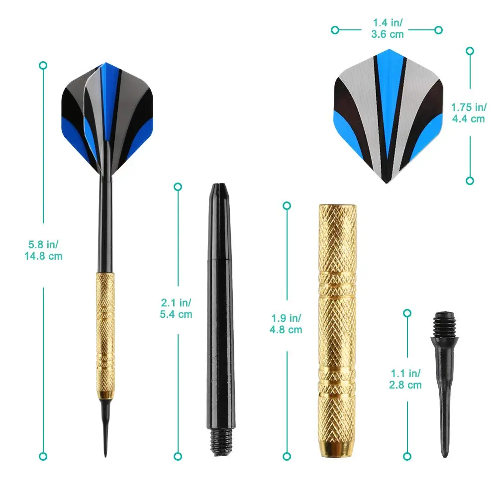 Accmor Soft Tip Darts Set 14g | Ideal for Electronic & Plastic Dartboards, 12 Pcs with 36 Extra Tips, Suitable for All Skill Levels - view 7