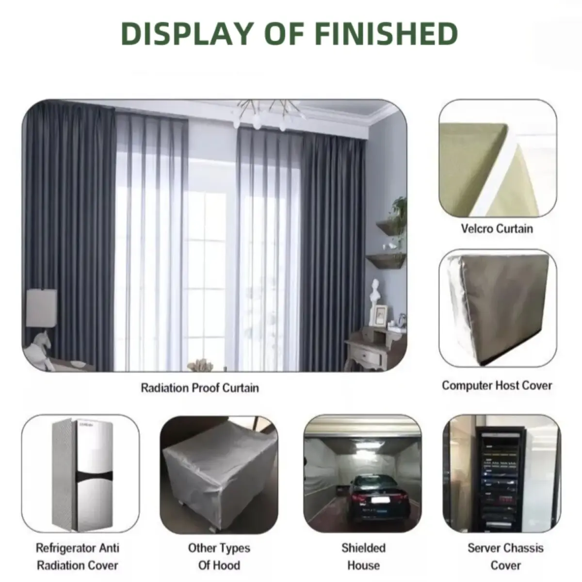 Amradield Faraday Copper Fabric EMI RFID Shielding 200cm x 108cm (78"x43") | Blocks WiFi, RF, Microwave Signals - view 8