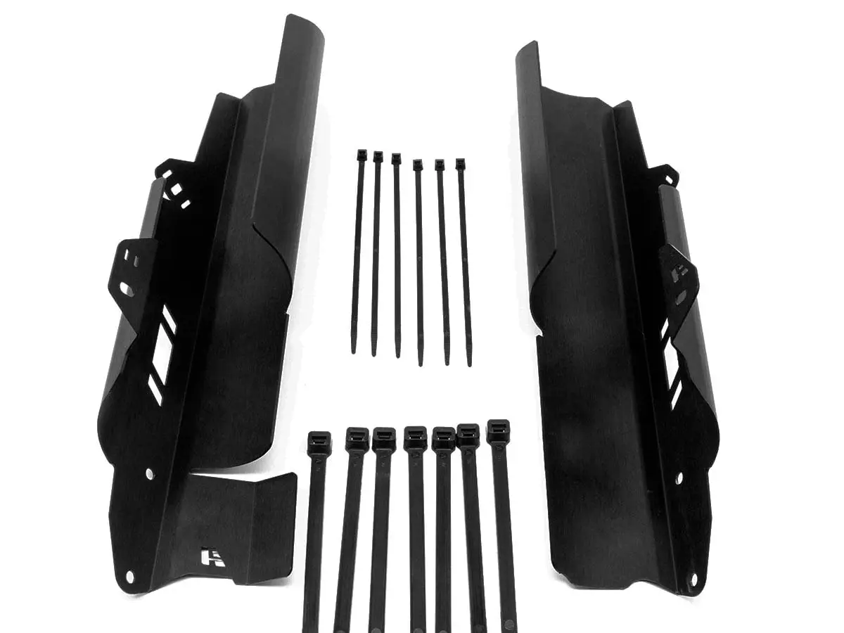 AltRider Fork Leg Guards Compatible with Honda CRF1000L & CRF1100L Africa Twin/Adventure Sports - Powder Coated Aluminum - Black - view 6