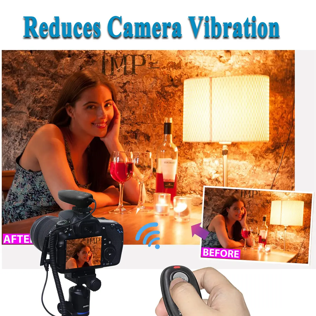 FCD TRUST Wireless Camera Remote Compatible with Nikon Z8 Z6 Z7 D5600 | Wireless & Wired, 80m Range - view 2