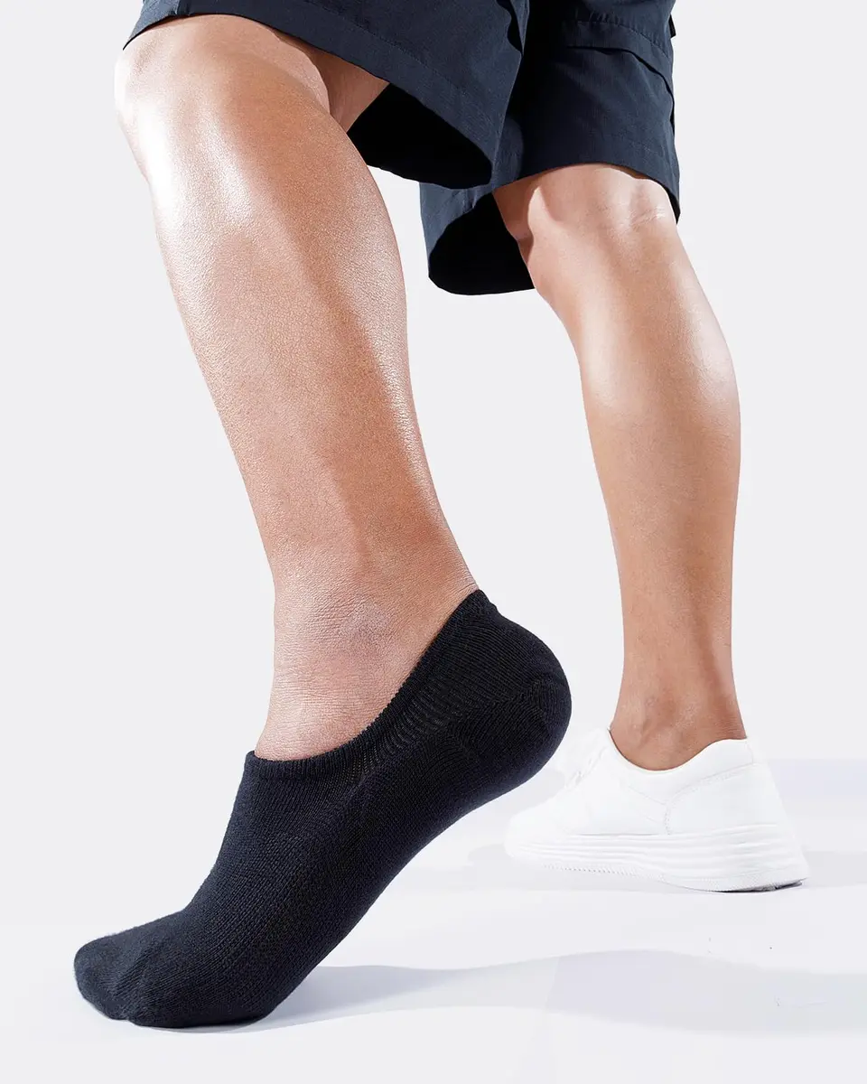IDEGG Men No Show Low Cut Casual Athletic Socks 8 Pairs | Non-Slip Grip, Breathable Cotton Blend - view 2