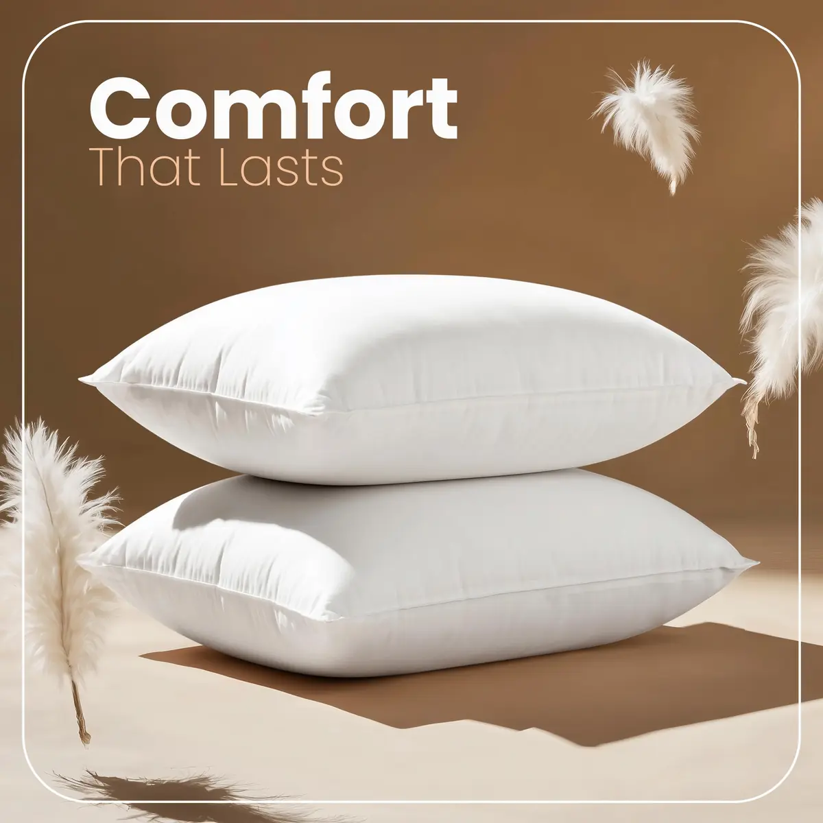 Utopia Bedding 12x20 Inch White Throw Pillow Inserts (2-Pack) | Fluffy & Supportive Couch Pillow Fillers - view 4
