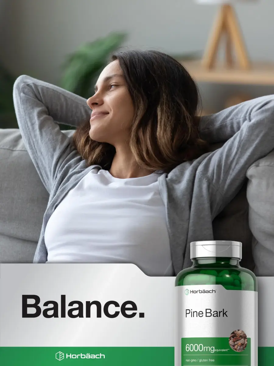Horbäach Pine Bark Extract 180 Capsules | Standardized to 75% Proanthocyanidins - view 7