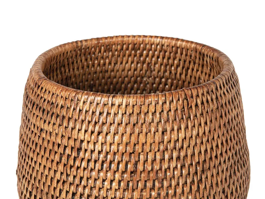 Kouboo La Jolla Coco Rattan Bowl Small Planter | Handcrafted Indoor Decor (70-120 chars) - view 6