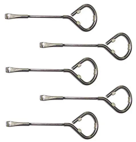 XSWNGXX 5 Pack Multi-Use Can Opener, Bottle Opener, Steel Paint Can Tool | Opens Paint Cans & Bottles Safely - view 2
