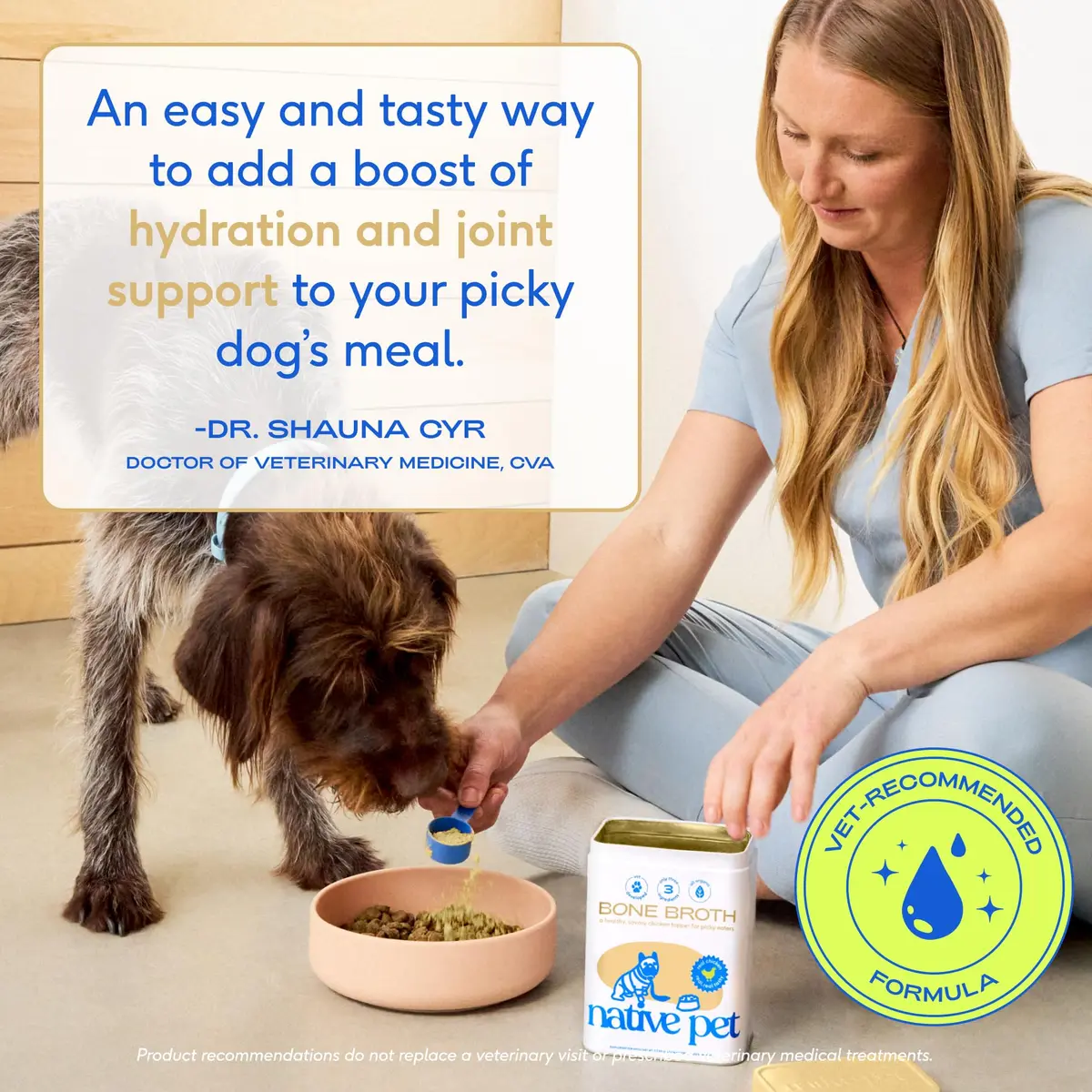 Native Pet Bone Broth for Dogs & Cats - Chicken Powder | Supports Joint & Heart Health (70-120 chars) - view 7