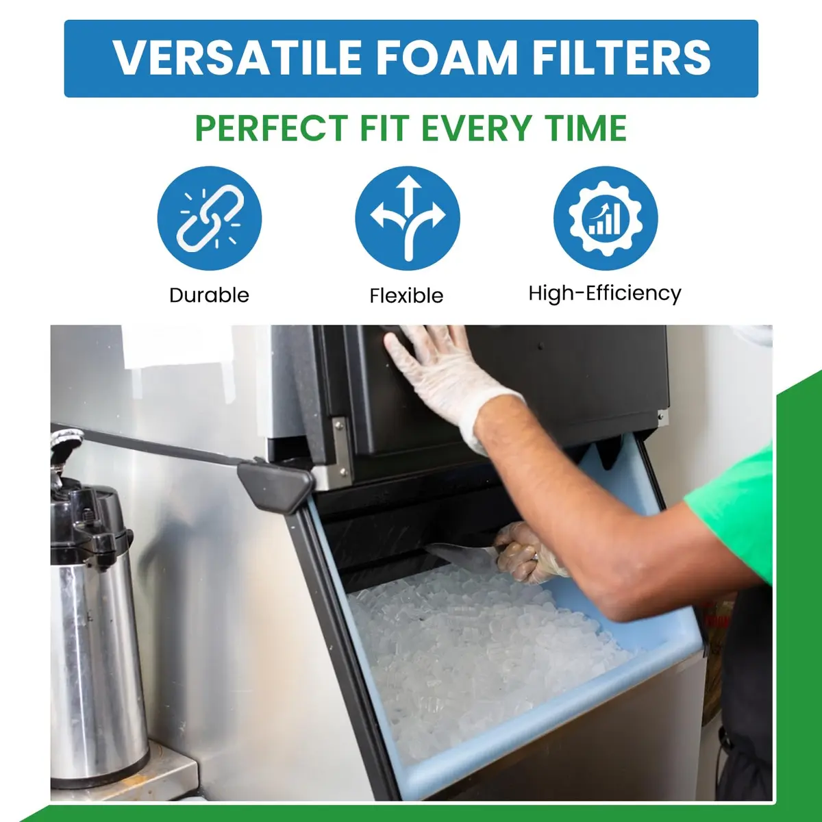 Filter Everything Mobile Home Foam Filter – Compatible with Coleman 7660-3401, 7660-340 & Nordyne 669073, 669073R – 19” x 35” x 1/4” | Reliable HVAC Filtration - view 2