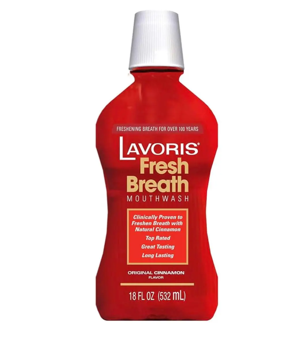 Lavoris Mouthwash Cinnamon 18 Fl Oz | Long Lasting Breath & Germ Protection - main product image