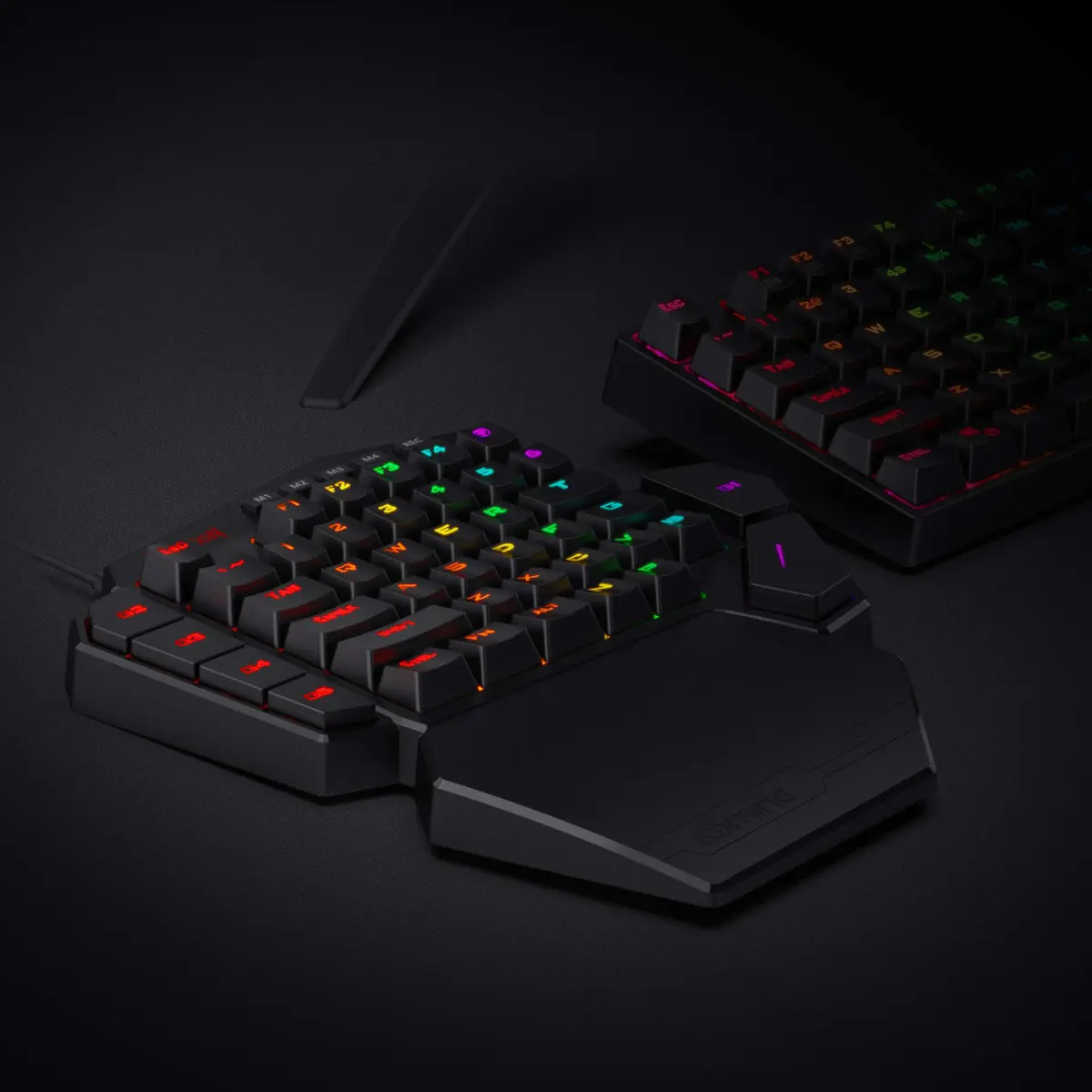 Redragon K585 DITI One-Handed RGB Mechanical Gaming Keypad with Detachable Wrist Rest | 42-Key Layout, Programmable Macros - view 5