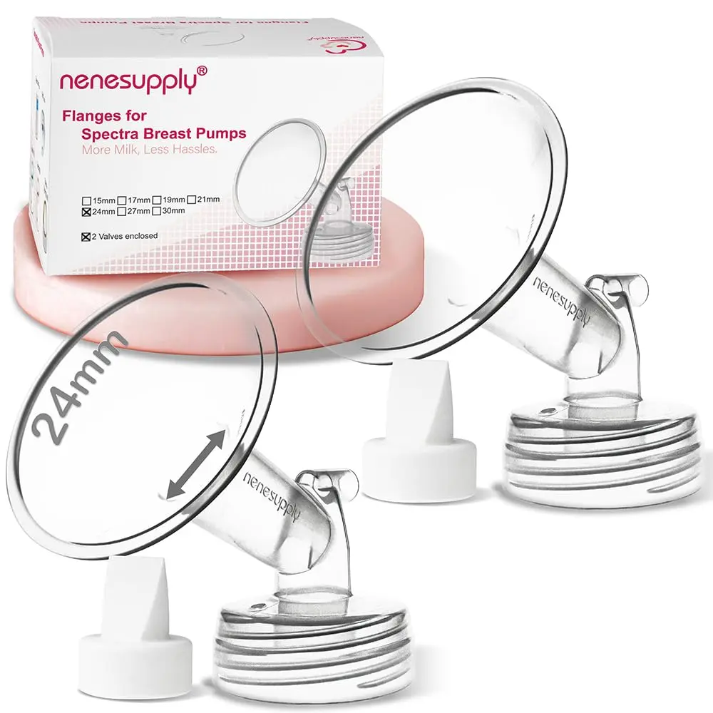 Nenesupply 24mm Flanges & Duckbill Valves for Spectra Pumps | Compatible & Safe (70-120 chars) - main product image