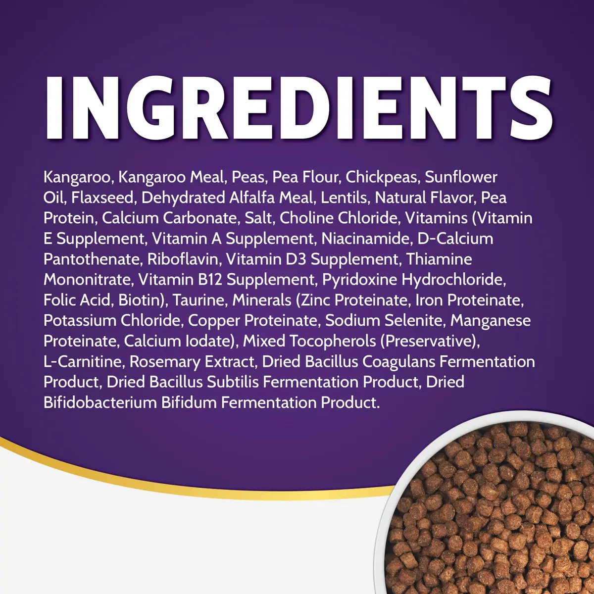 Zignature Kangaroo Limited Ingredient Formula Small Bites Dry Dog Food 12.5lb | Supports Digestive Health & Small Breeds - view 4