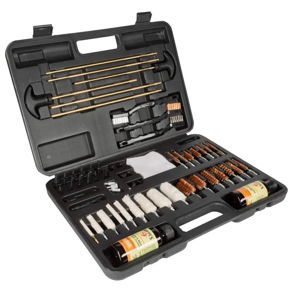 Hoppe's Deluxe Gun Cleaning Kit - 62 Piece | Complete Firearm Maintenance Set with Oil & Cleaner - view 3