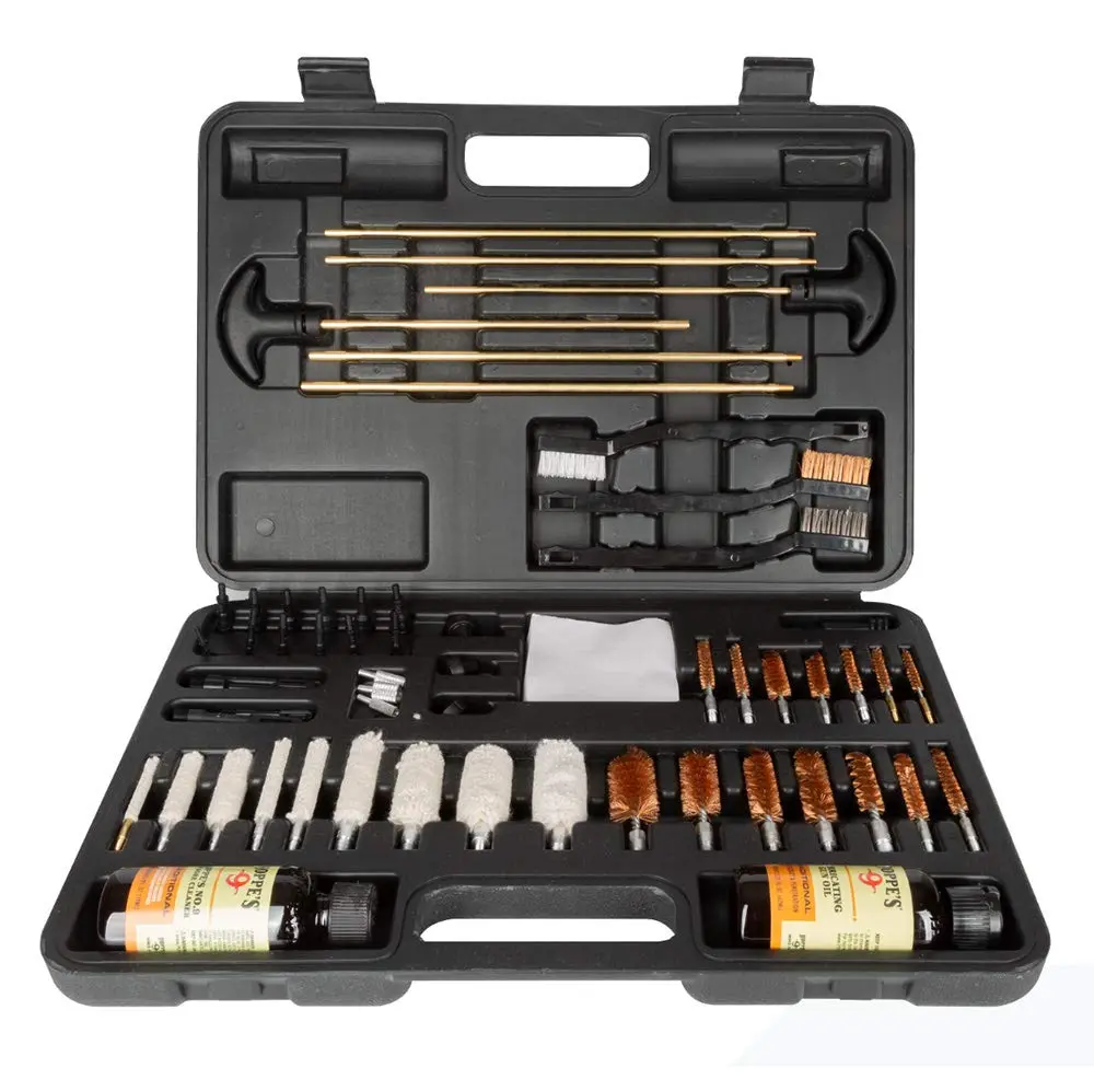Hoppe's Deluxe Gun Cleaning Kit - 62 Piece | Complete Firearm Maintenance Set with Oil & Cleaner - view 4