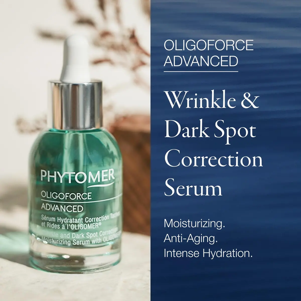 Phytomer Oligoforce Advanced Wrinkle & Brown Spot Serum 30 ml | Hydrates & Targets Aging - view 2