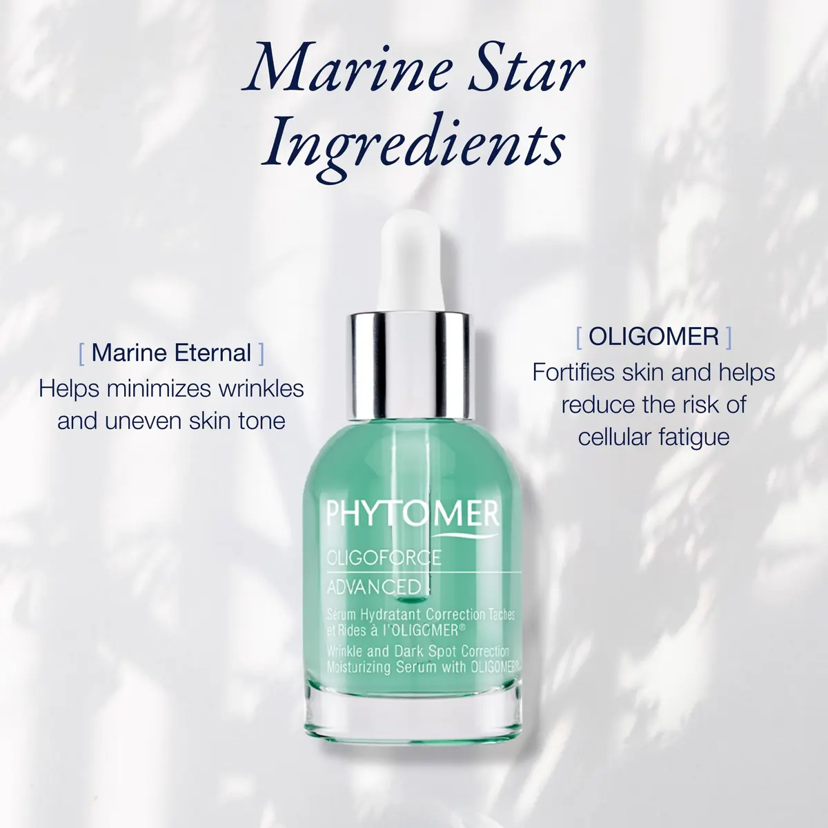 Phytomer Oligoforce Advanced Wrinkle & Brown Spot Serum 30 ml | Hydrates & Targets Aging - view 4