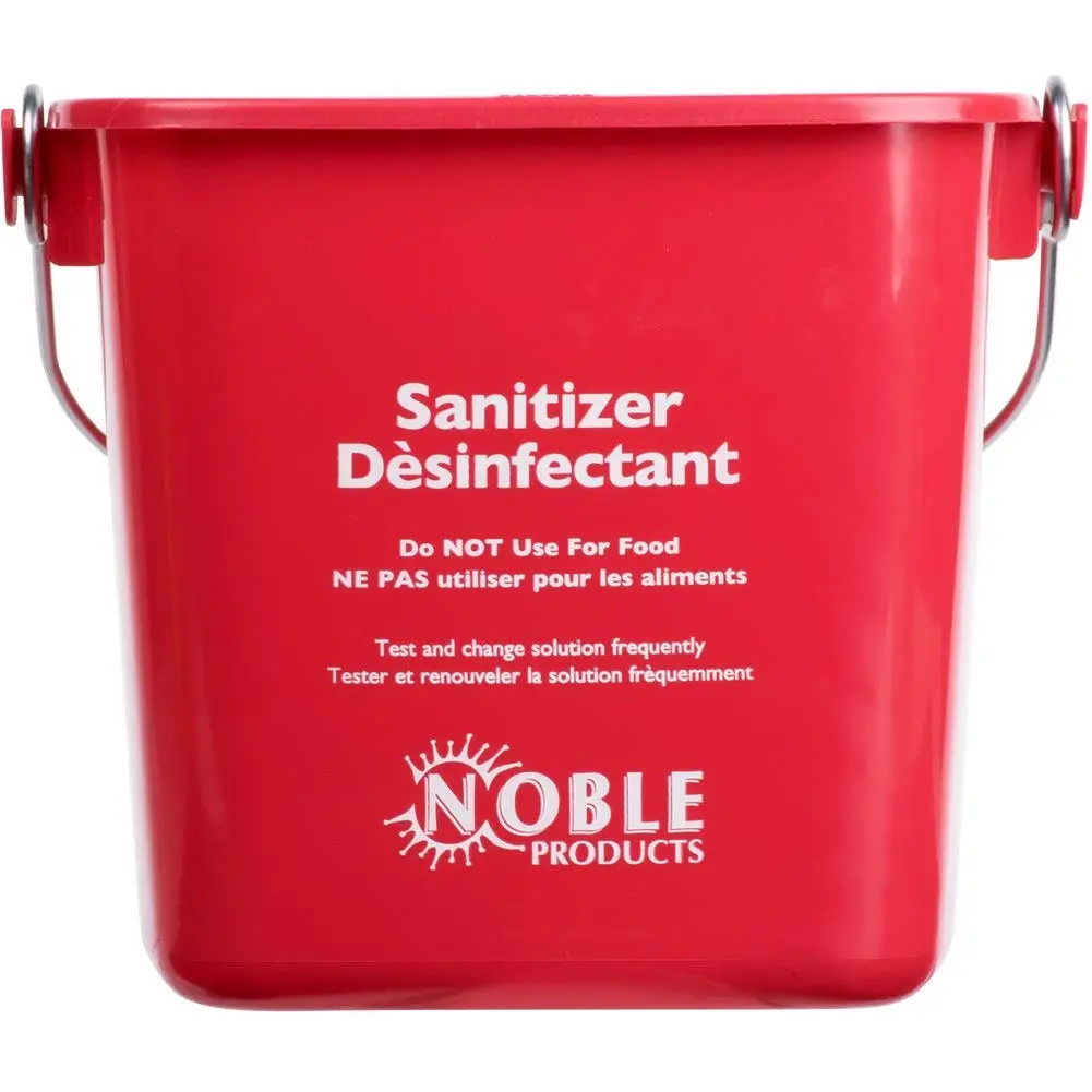 Noble Products Square Pail Set of 2 | 3 Quart Plastic Buckets for Cleaning & Sanitizing - view 3