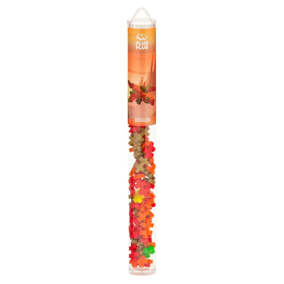 PLUS PLUS Dragon Tube - 3D Animal Figure Building Block Set | Creative STEM Toy for Kids 5+ - view 4