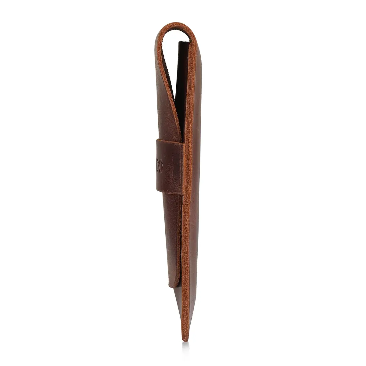 Londo Genuine Leather Pen and Pencil Case with Tuck in Flap | Classic Desk Organizer - view 4