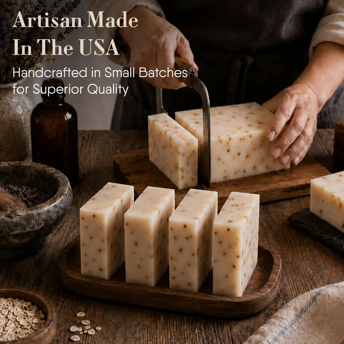 360Feel Lavender Patchouli Castile Soap - Handmade in USA - All-Natural, Cold-Processed, 5 oz | Deep Hydration & Relaxation - view 6