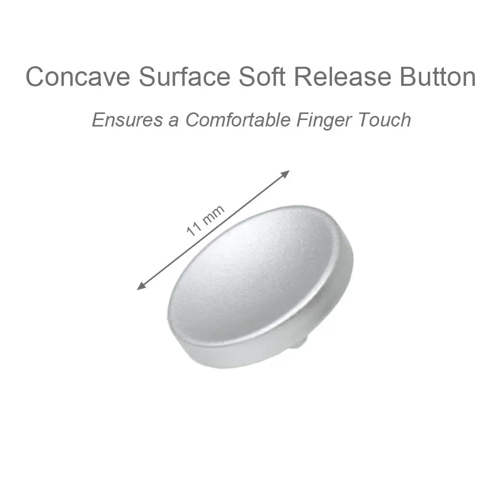 Foto&Tech Soft Shutter Release Button Compatible with Fuji X-T5 X-T4 X-T3 X-T30 X-T30 II X-T20 X-PRO3 X100V X100F X-E4 X-E3 Sony RX1R II RX10 IV III Leica M10 M9 Nikon Df F3 | Brass, 2 pcs, Silver - view 3