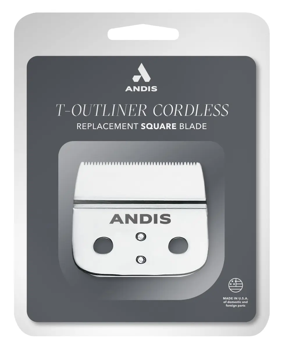 Andis Cordless T-Outliner Lithium Ion Replacement Blade | Carbon Steel, Polished, 1 Count - view 2