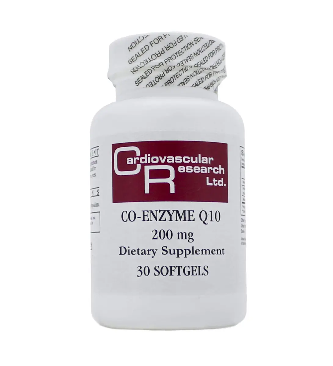 Cardiovascular Research Coenzyme Q10 200 Mg | Supports Heart & Reproductive Health | 30 Softgels - main product image
